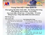Khai giảng lớp Diện Chẩn ABC - Âm Dương Khí Công 16/11 - 3/12/2026
