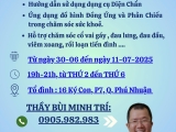 Lớp Diện Chẩn Căn Bản tháng 7 - Phú Nhuận
