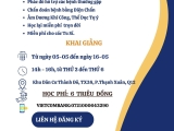 Thông báo lớp Diện Chẩn Căn Bản tháng 5/5/2025 - Q.12, buổi chiều