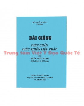 Bài giảng Diện Chẩn Điều Khiển Liệu Pháp