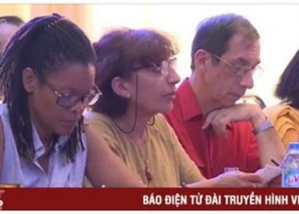 Đài truyền hình VN đưa tin Đoàn Diện Chẩn quốc tế giao lưu tại Việt Nam