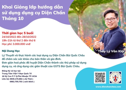 KHAI GIẢNG LỚP HƯỚNG DẪN DỤNG CỤ THÁNG 24/10