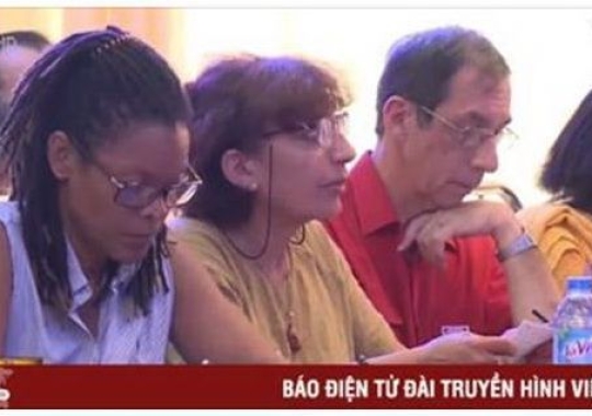Đài truyền hình VN đưa tin Đoàn Diện Chẩn quốc tế giao lưu tại Việt Nam